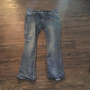 Medium wash denim